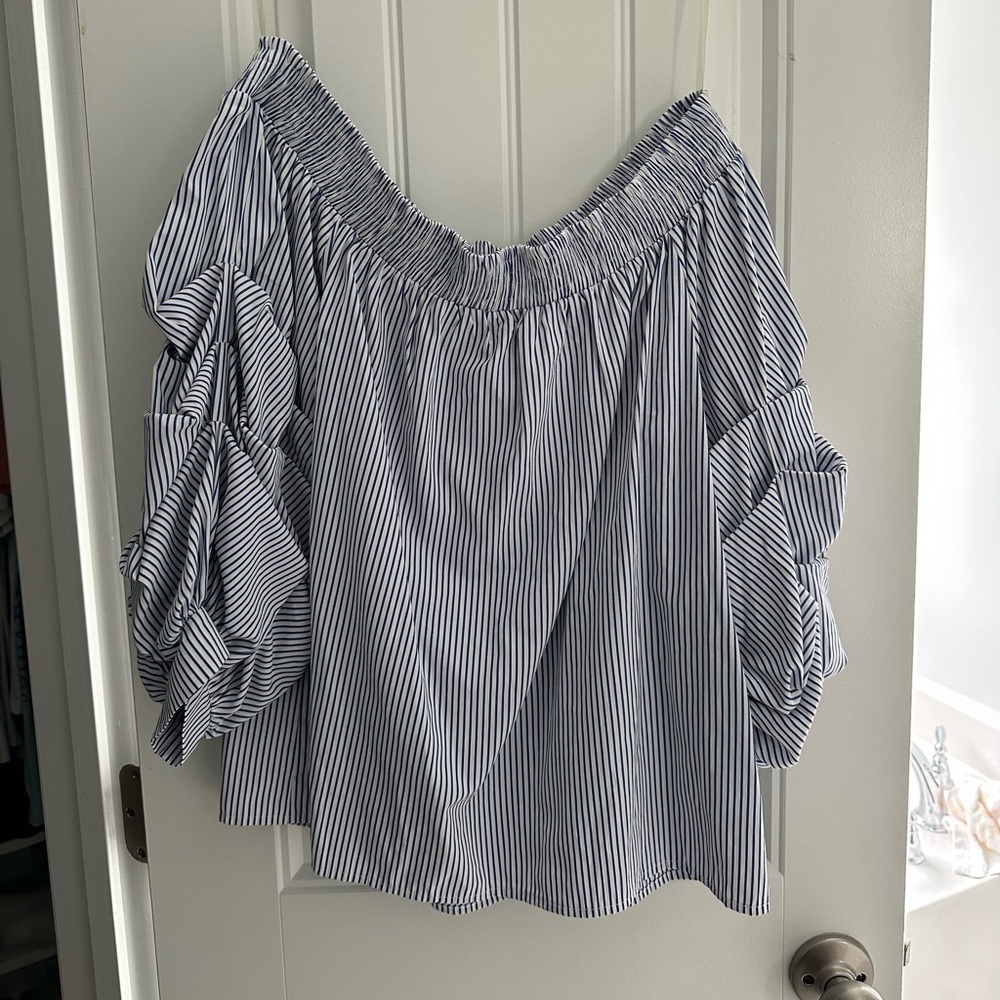 Peach Love off the shoulder top